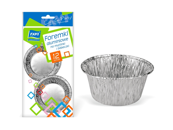 

Ravi Foremki Aluminiowe Na Babeczki I Muffinki X12
