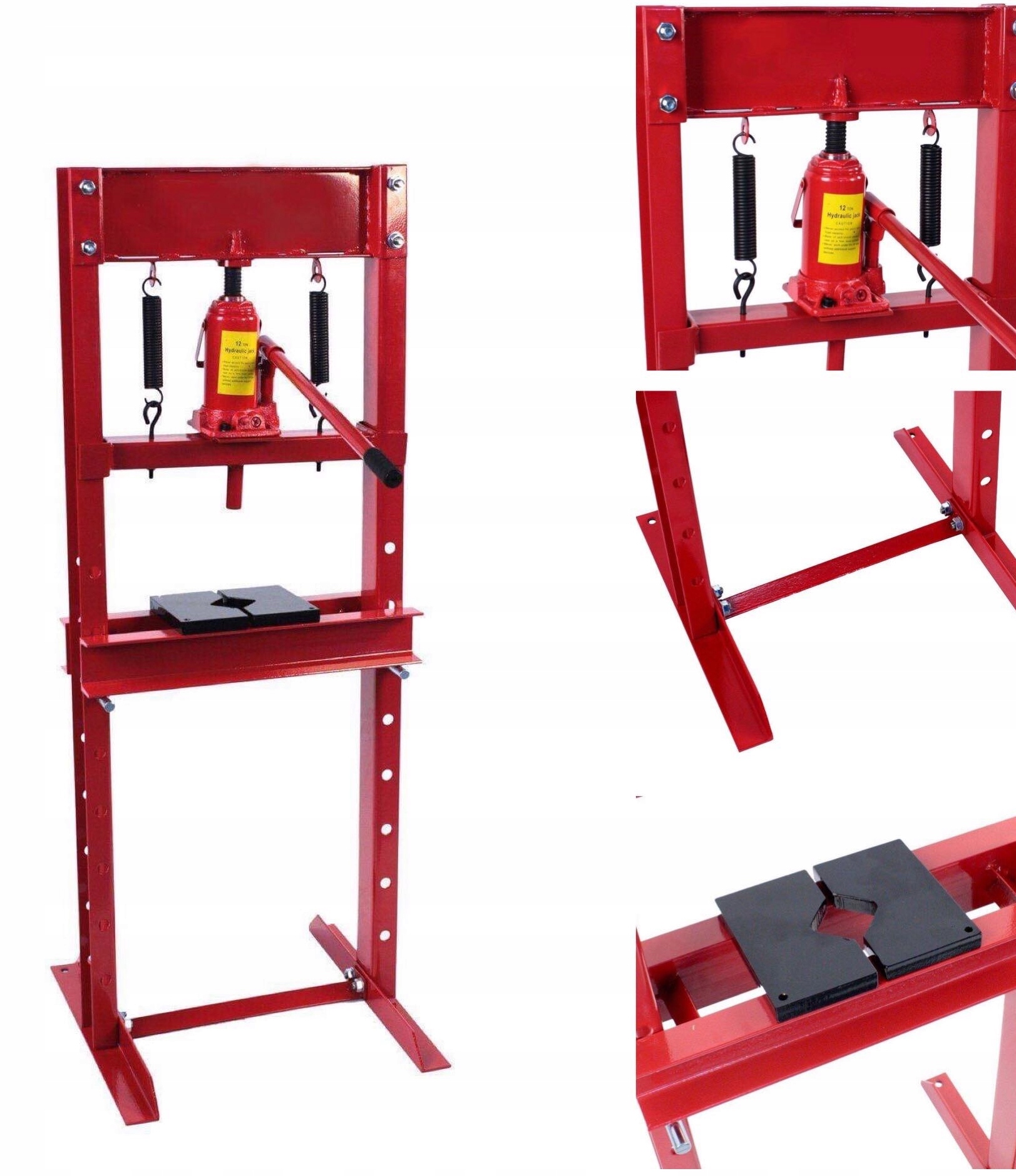 Prasa HYDRAULICZNA 12 TON 12T+ PRYZMY MOCNA PROF89