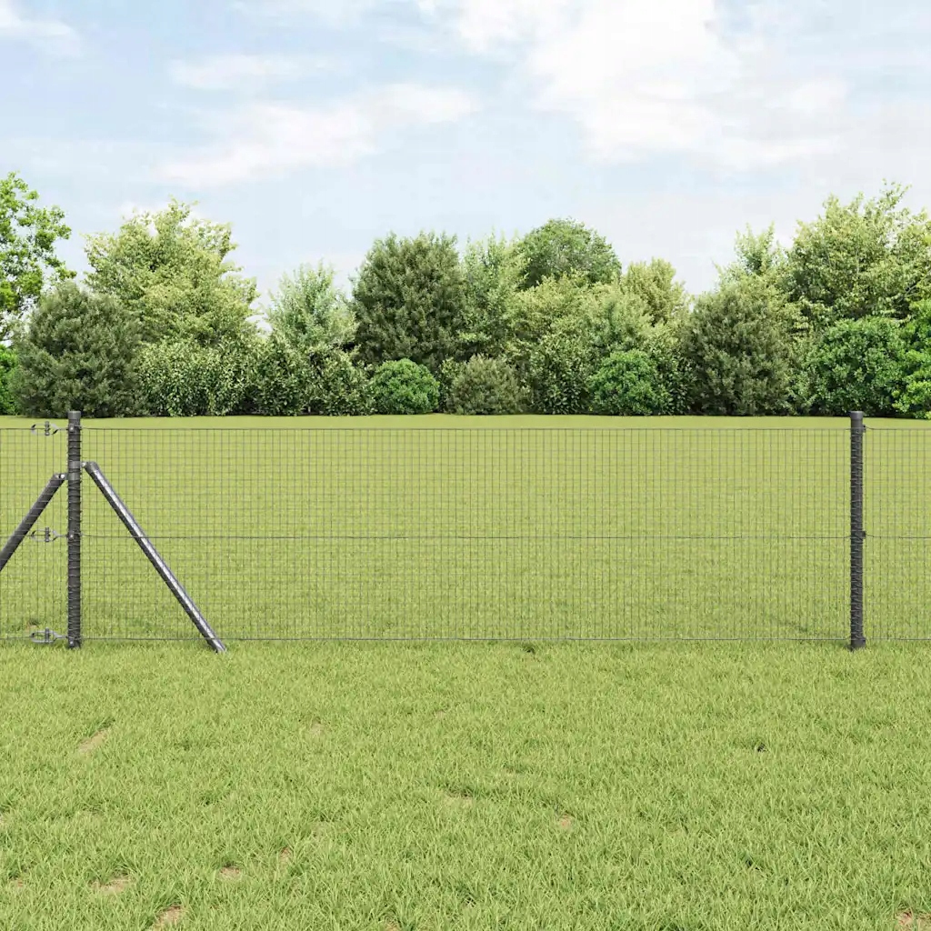 vidaXL Svařovaný drátěný plot Šedá 0,4 x 25 m