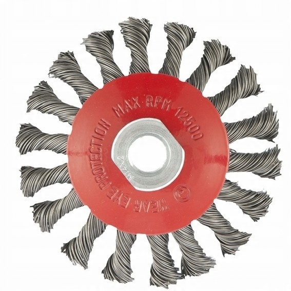 

Szczotka druciana drut skręcany M14 125mm Matrix