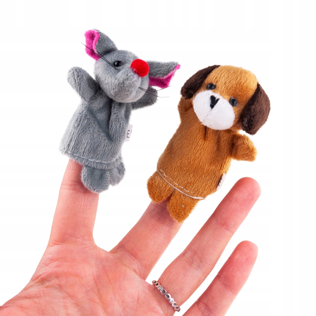 PACYNKI PLUSZOWE PALCZATKI 10SZT. ZWIERZĄTKA ZOO NA PALCE P942 Marka Martom