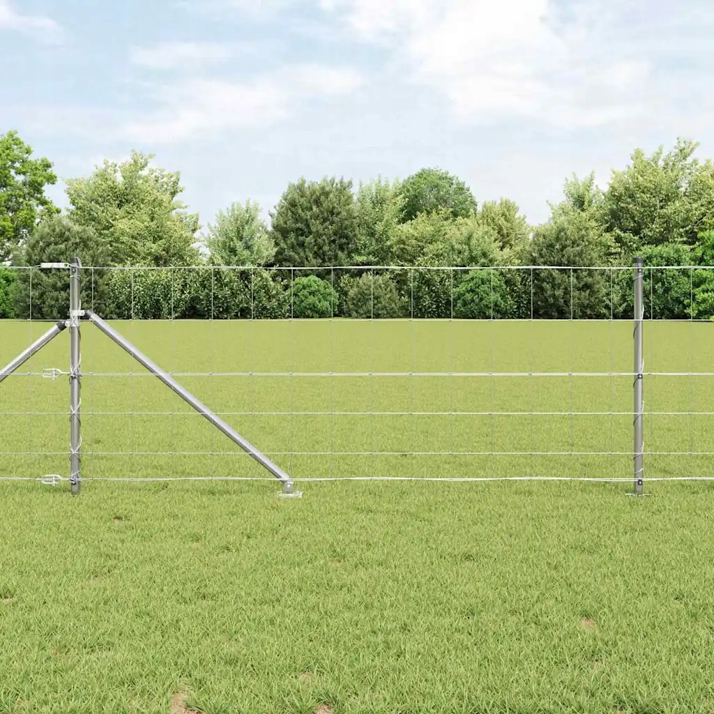 Pastevní plot Stříbrná 25 x 0.8 m Pozinkovaná ocel Stříbrná 3351417