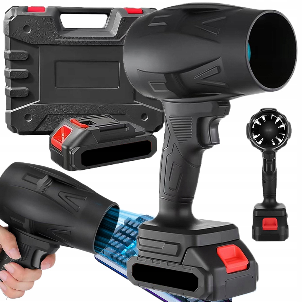Turbo Foukač Do Auta Lisci Vody Sněhu 2 Akumulátory