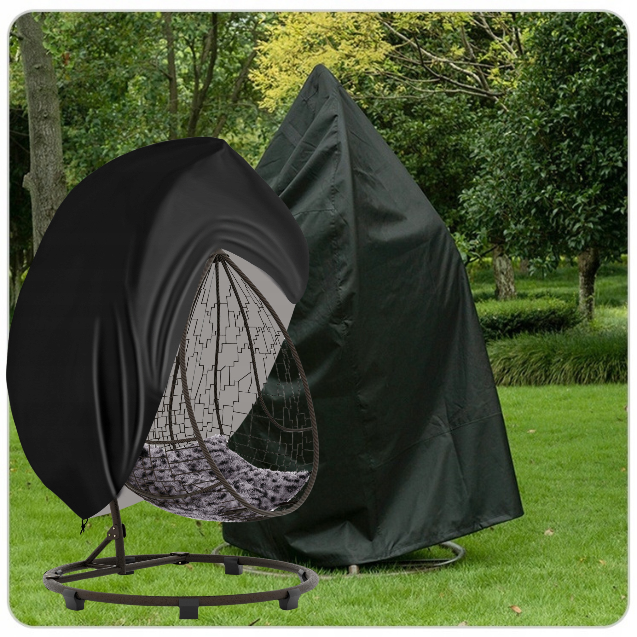 Pokrowiec Na Kokon Fotel Wiszący Ogrodowy Podwójny Kosz Osłona Jakość+wysył