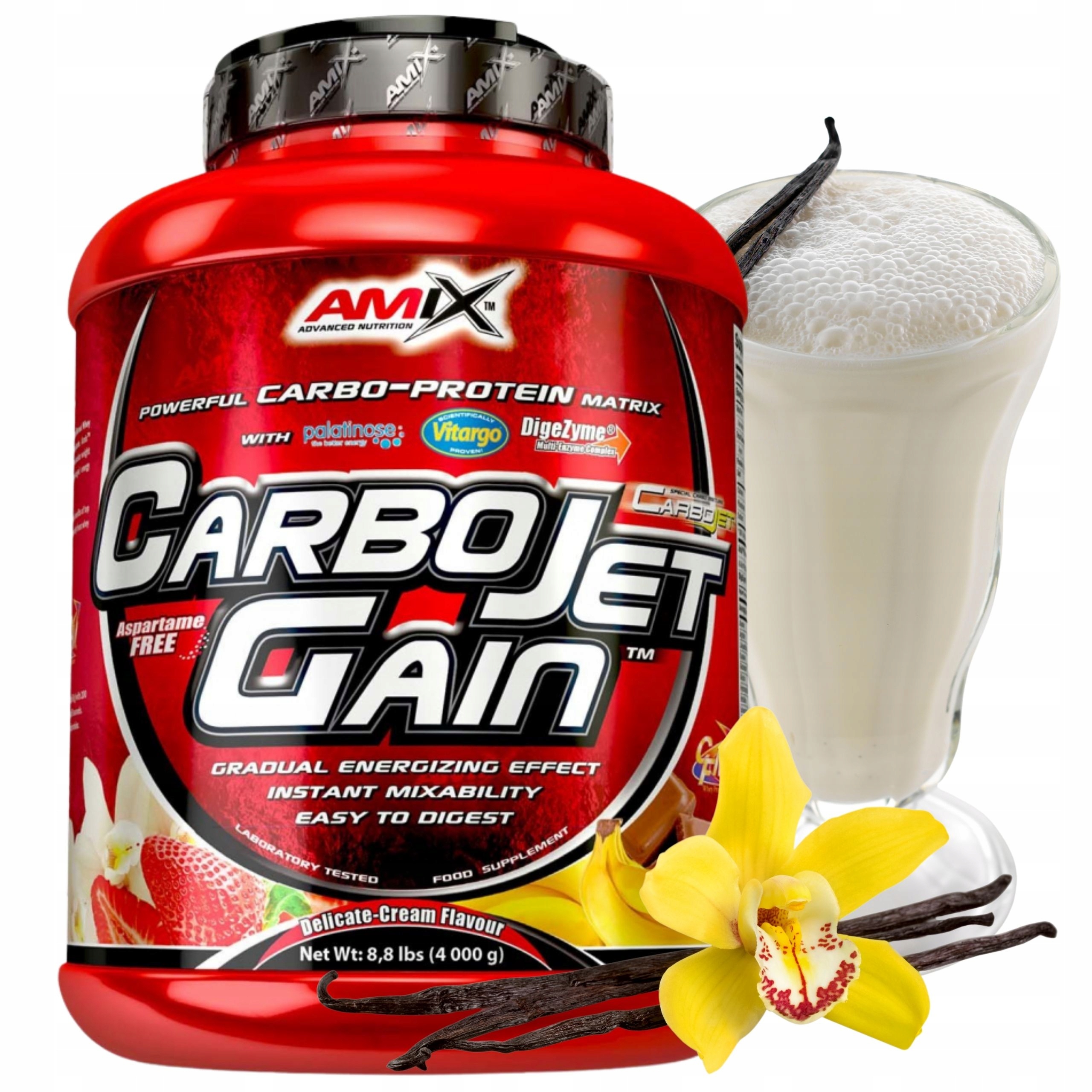 Carbojet Gain Protein Gainer Vitargo Sacharidy Cfm Bílkoviny 4kg