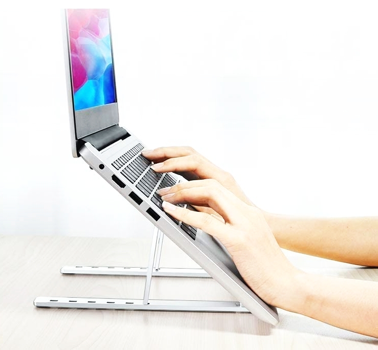 

Stolik Pod Laptopa Tablet Składany Podstawka Metal