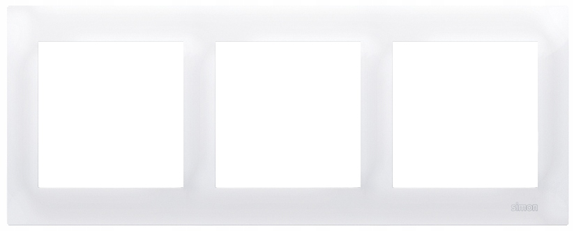 SIMON 54 Ramka potrójna 3-krotna biała
