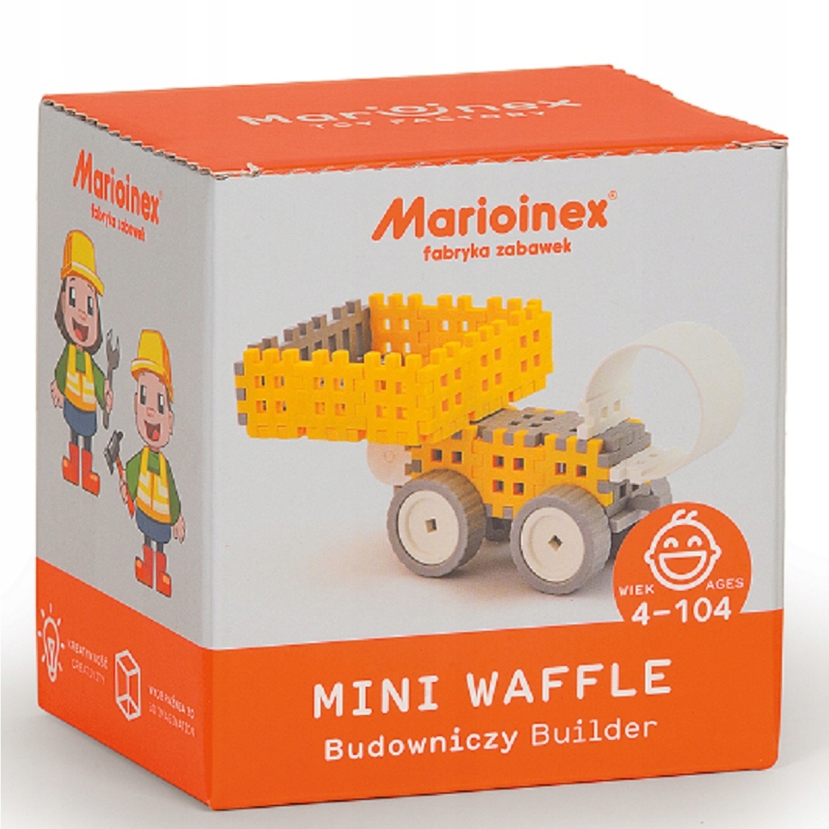 

Klocki Konstrukcyjne 59el Mini Waffle Budowniczy