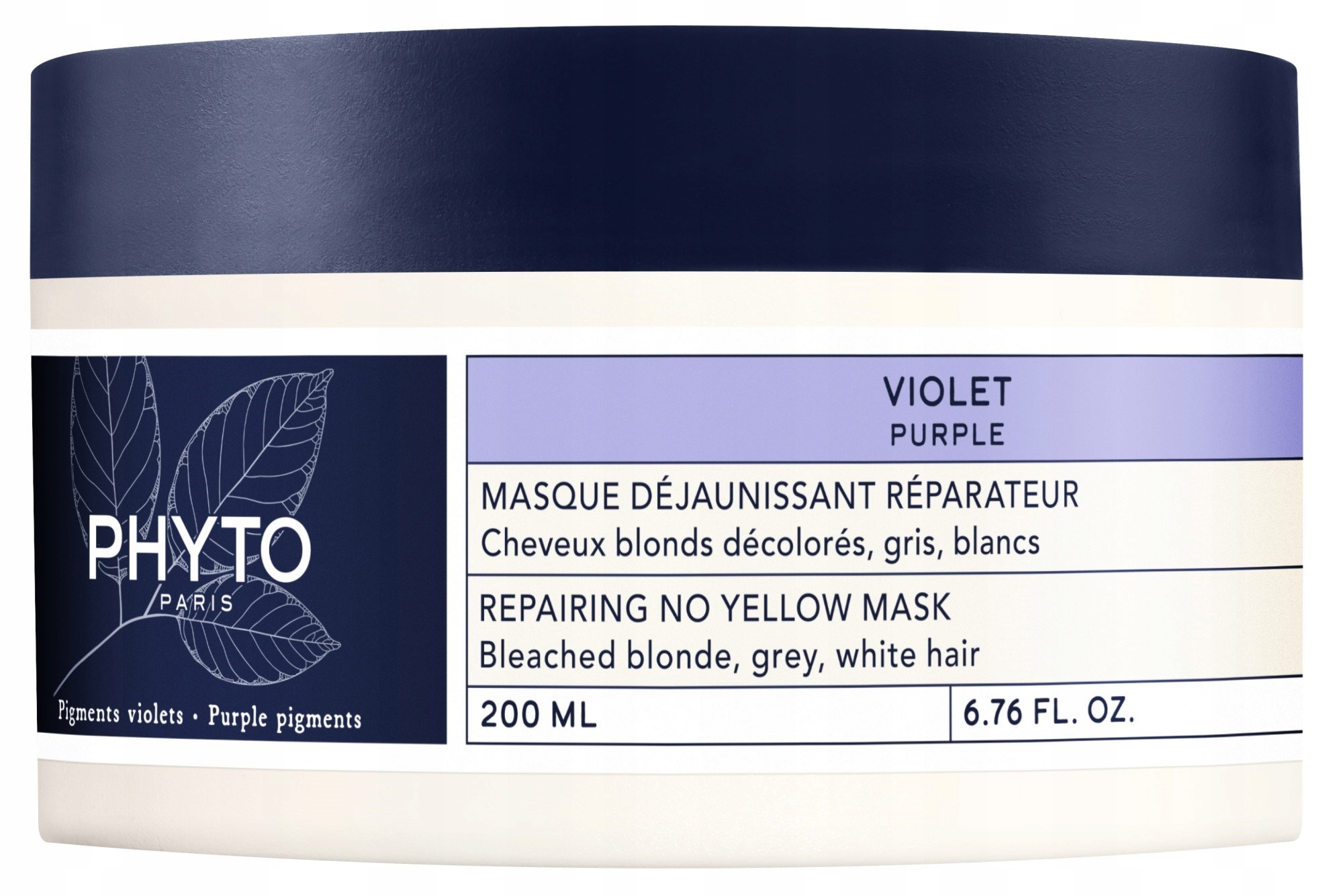 Phyto Purple No Yellow Maska 200 Ml fialová maska pro odstranění žlutých