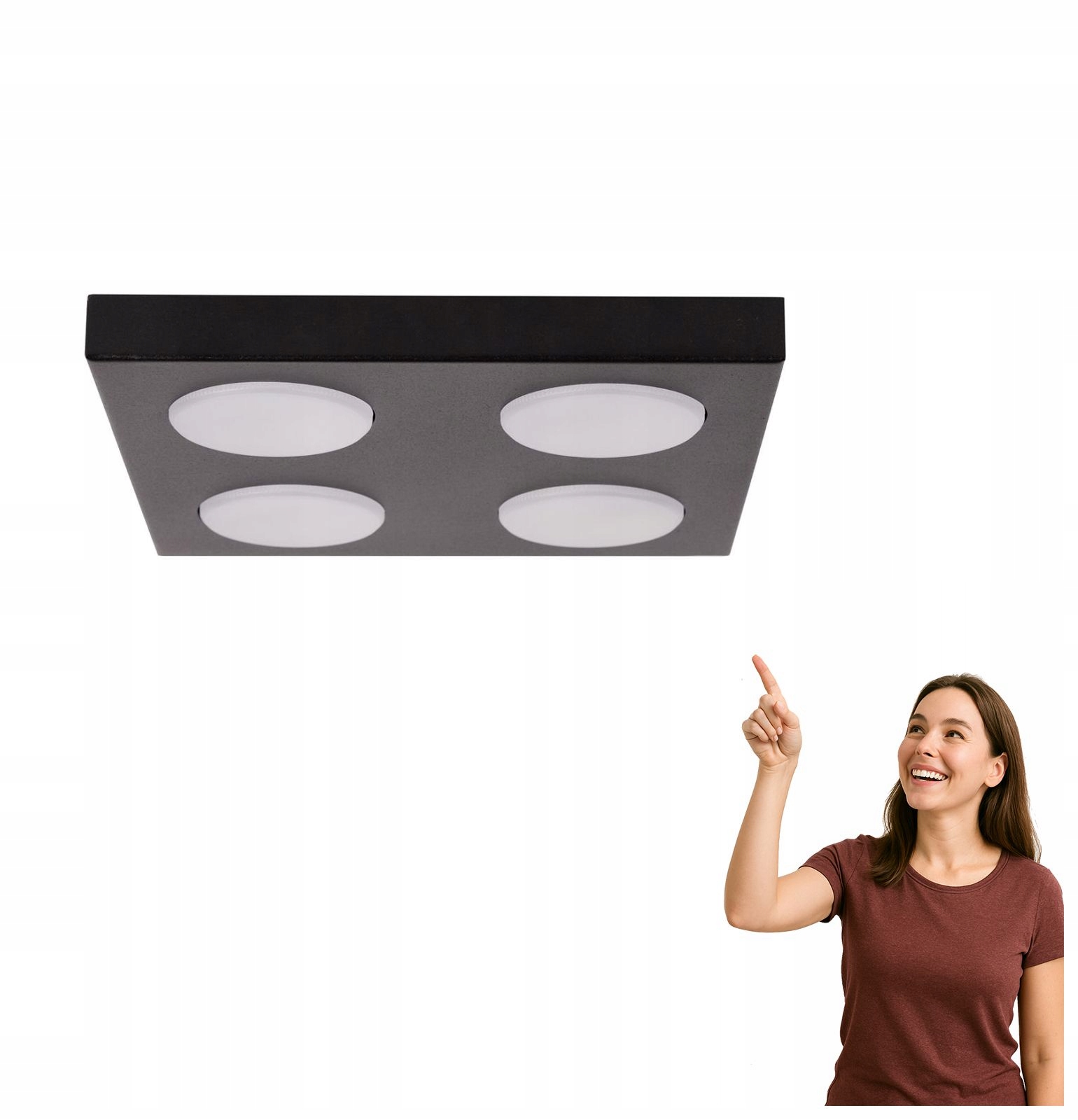 Stropná lampa Hero 4 40994 Sigma Lighting