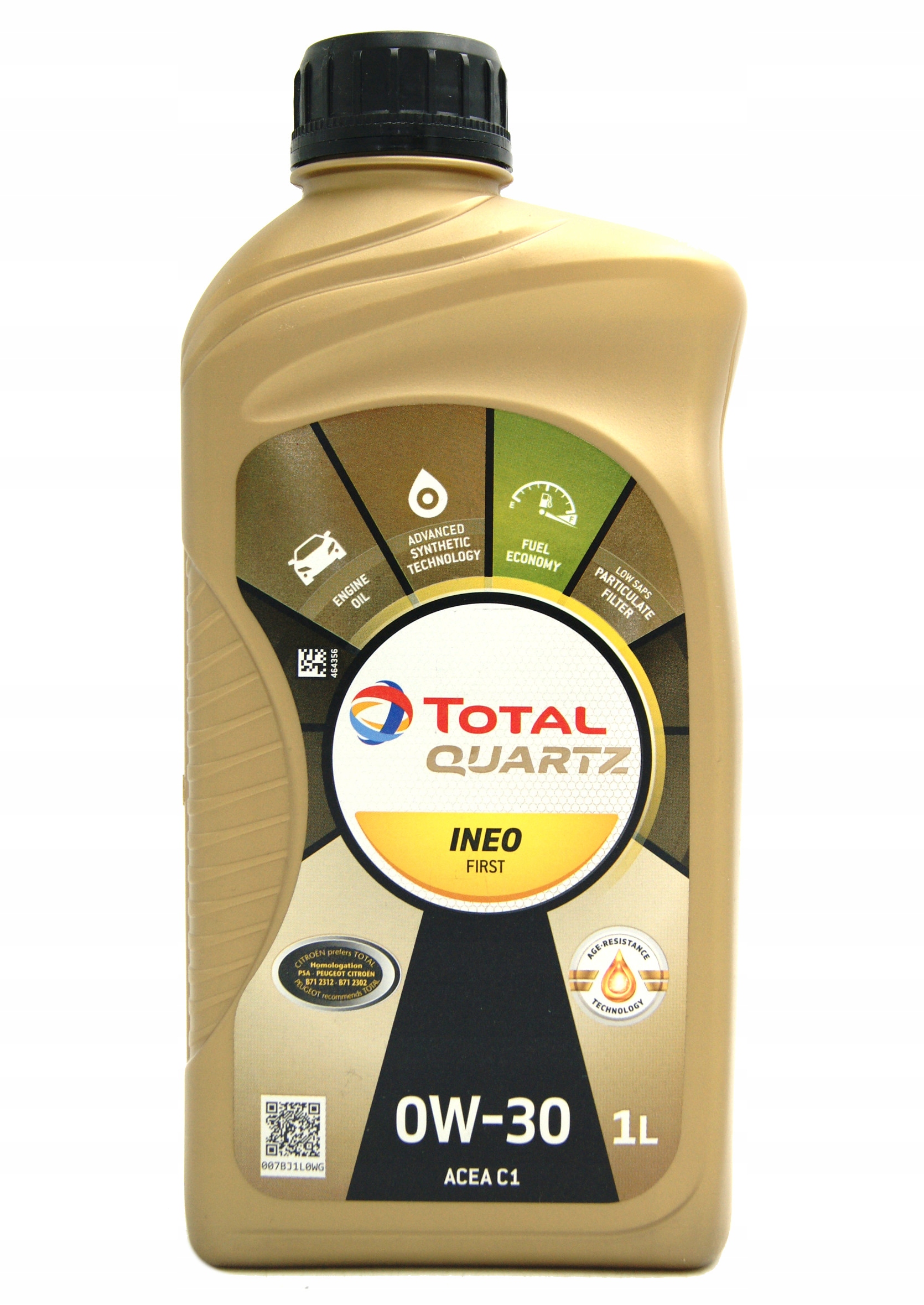 

Total Quartz Ineo First 0W30 1L Acea C1/C2 Psa