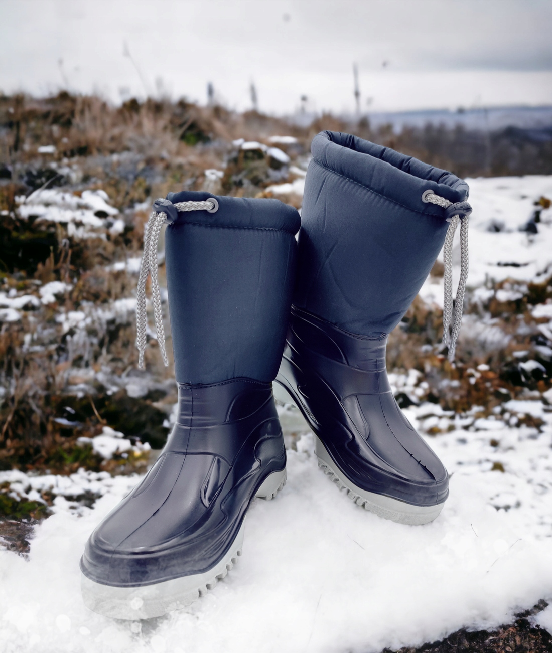 ŚNIEGOWCE MŁODZIEŻOWE CIEPŁE PICO M DEMAR/40-41 Odcień granatowy