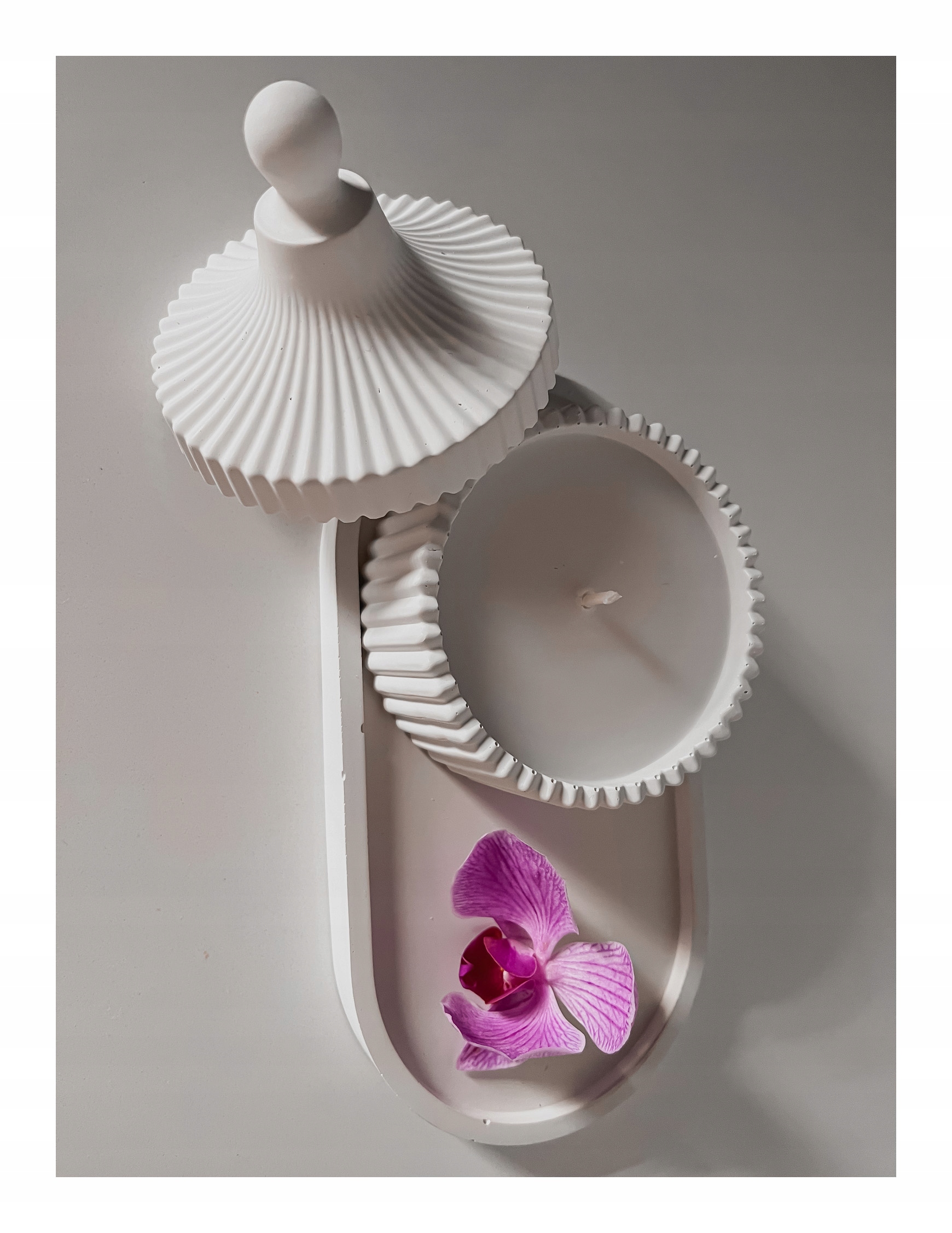 Svíčka Heritage Blossom sójová rýhovaná sada s vůní pivoňky