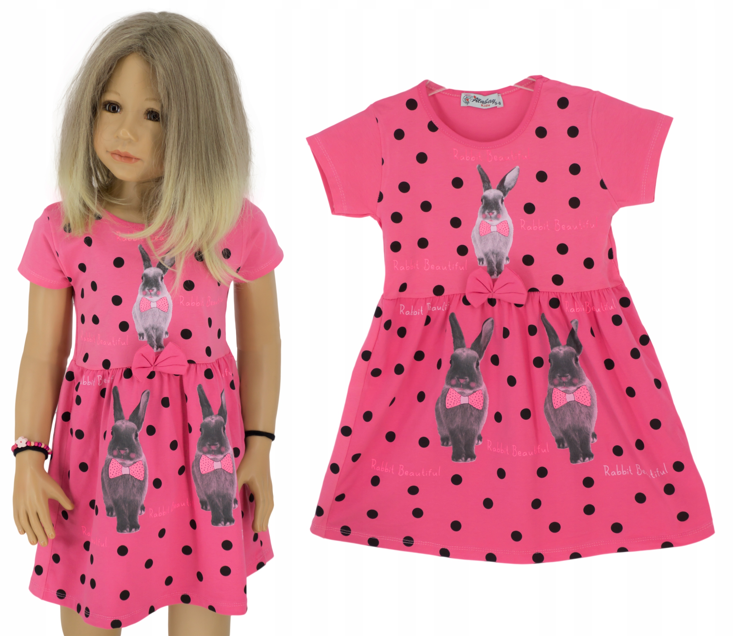 

P0256 Sukienka rabbit rozmiar 122