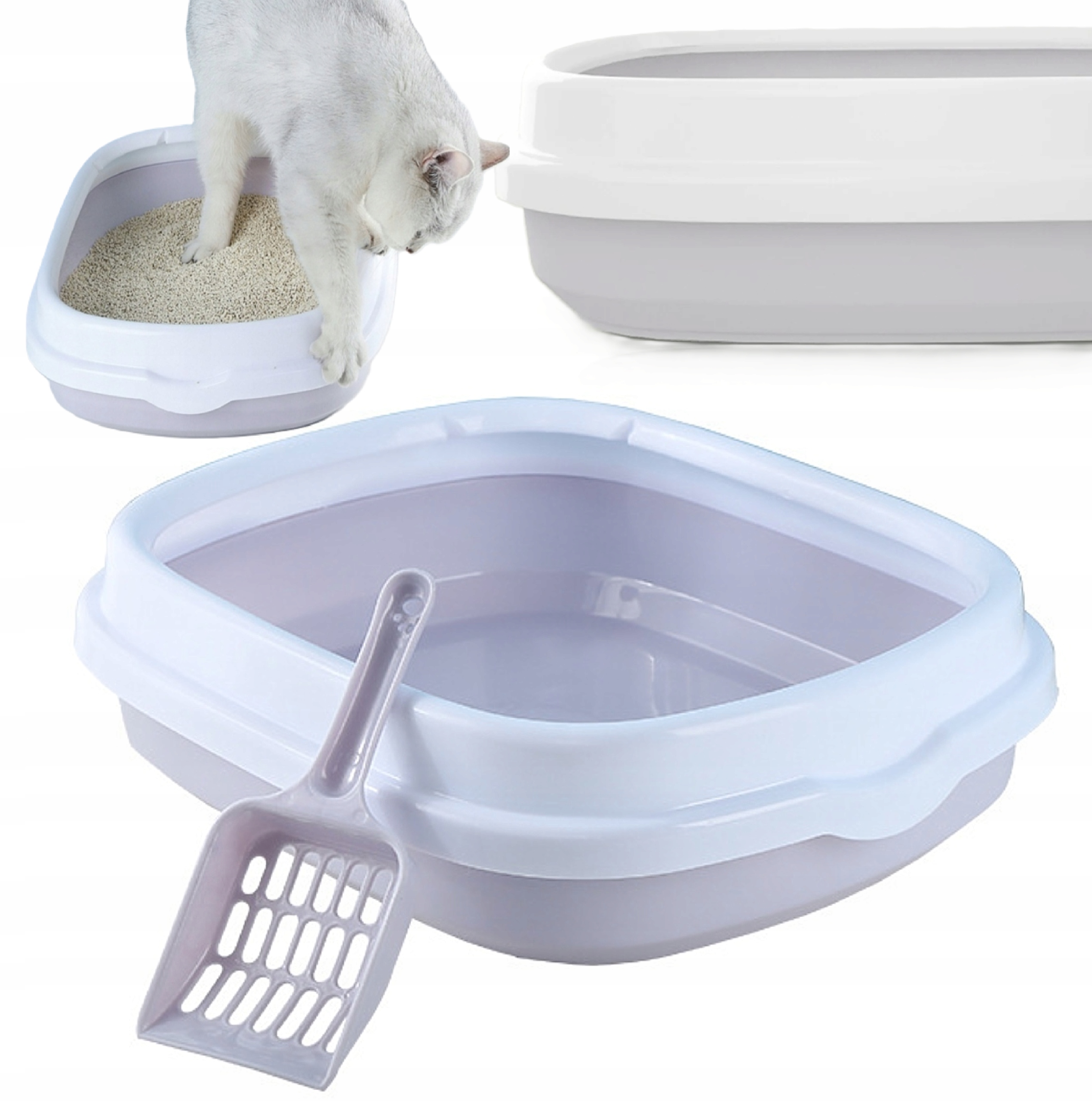 Alko Zoo otevřená kočičí toaleta 40 cm x 33 cm x 12 cm