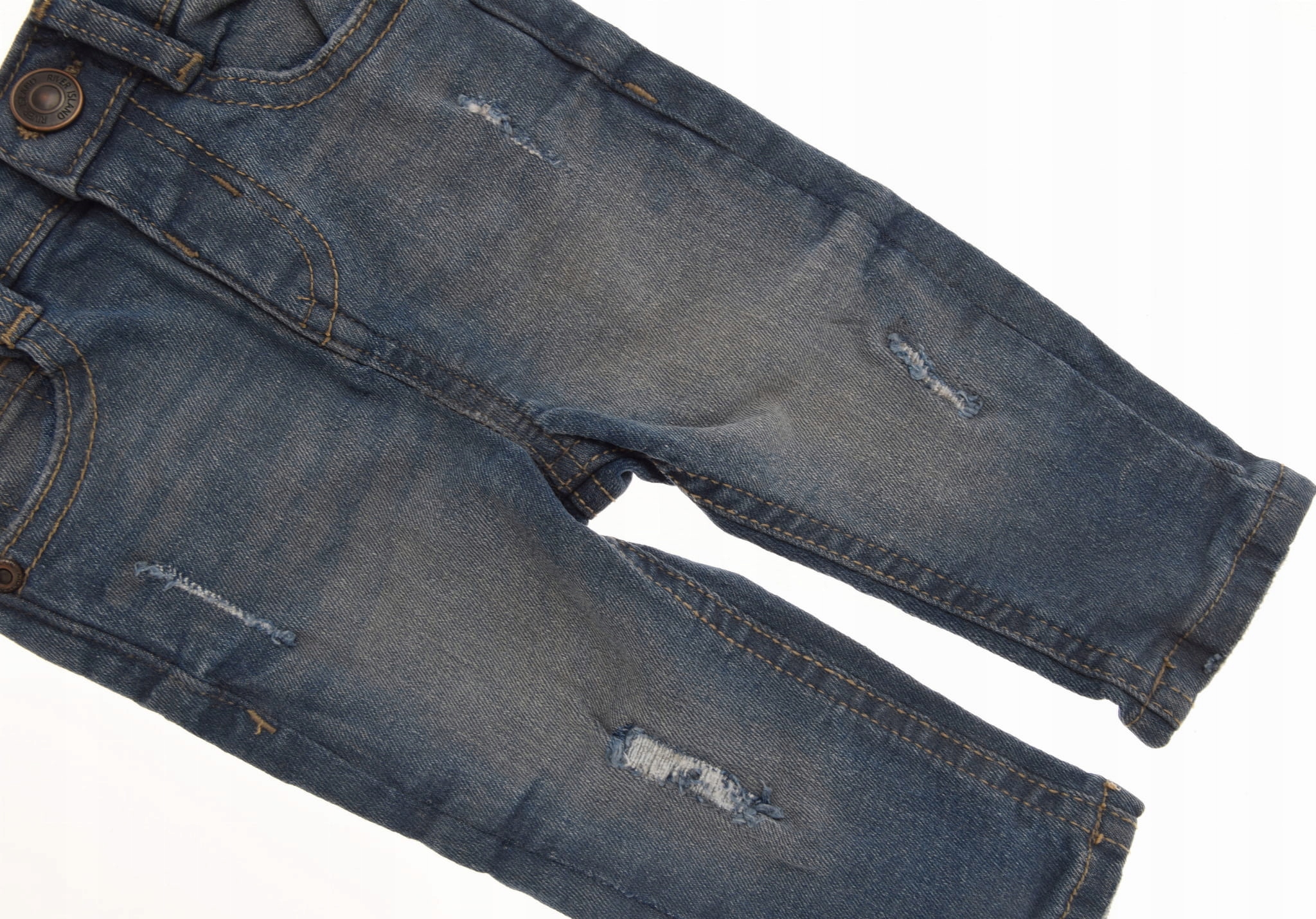 RIVER ISLAND spodnie chłopięce Jeansowe Rurki 68 Sezon jesienny wiosenny