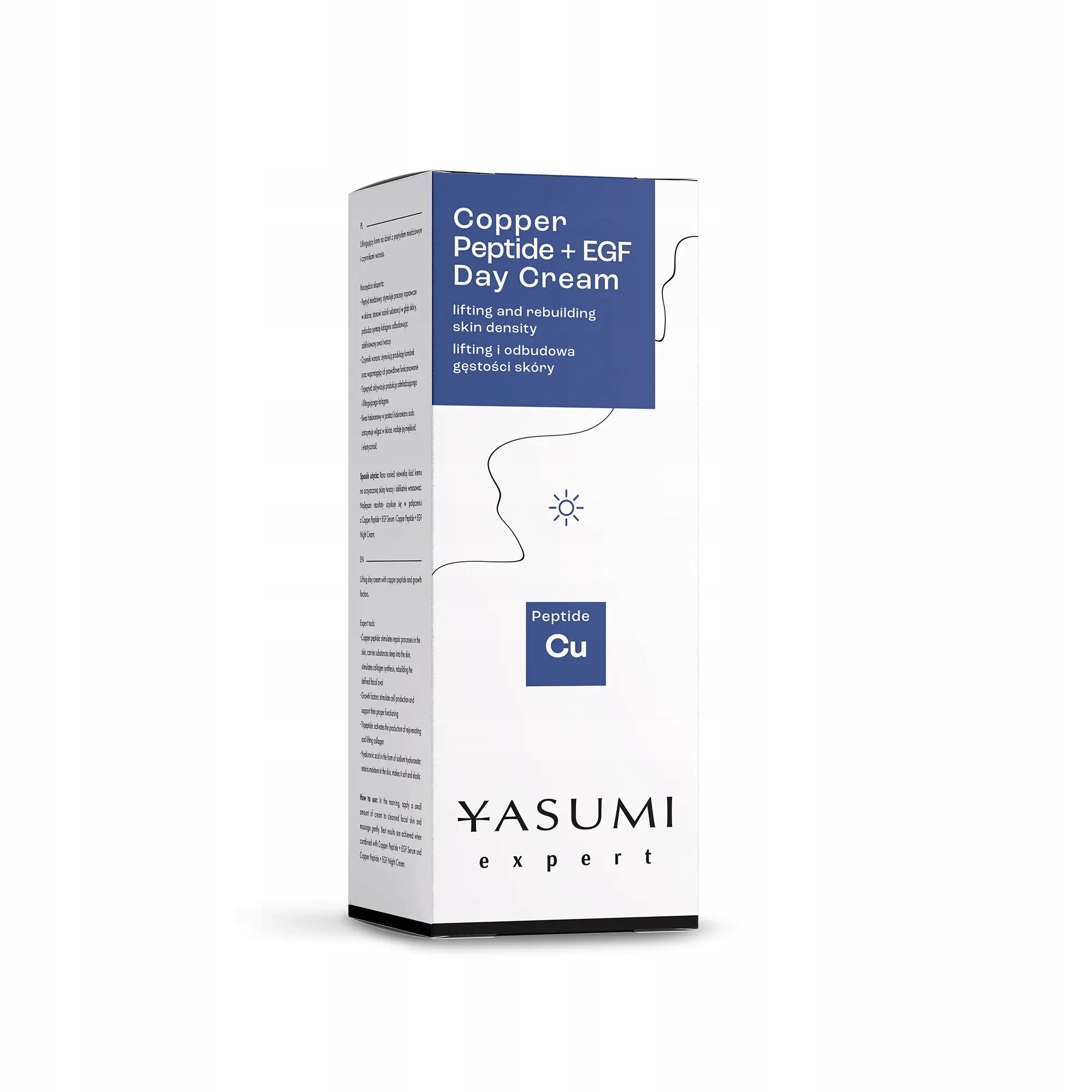 Liftingujący krem na dzień Copper Peptide Egf Day Cream Yasumi