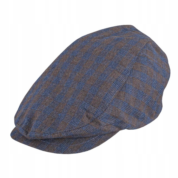 Hnědo-granátový letní vlněný kabátek M