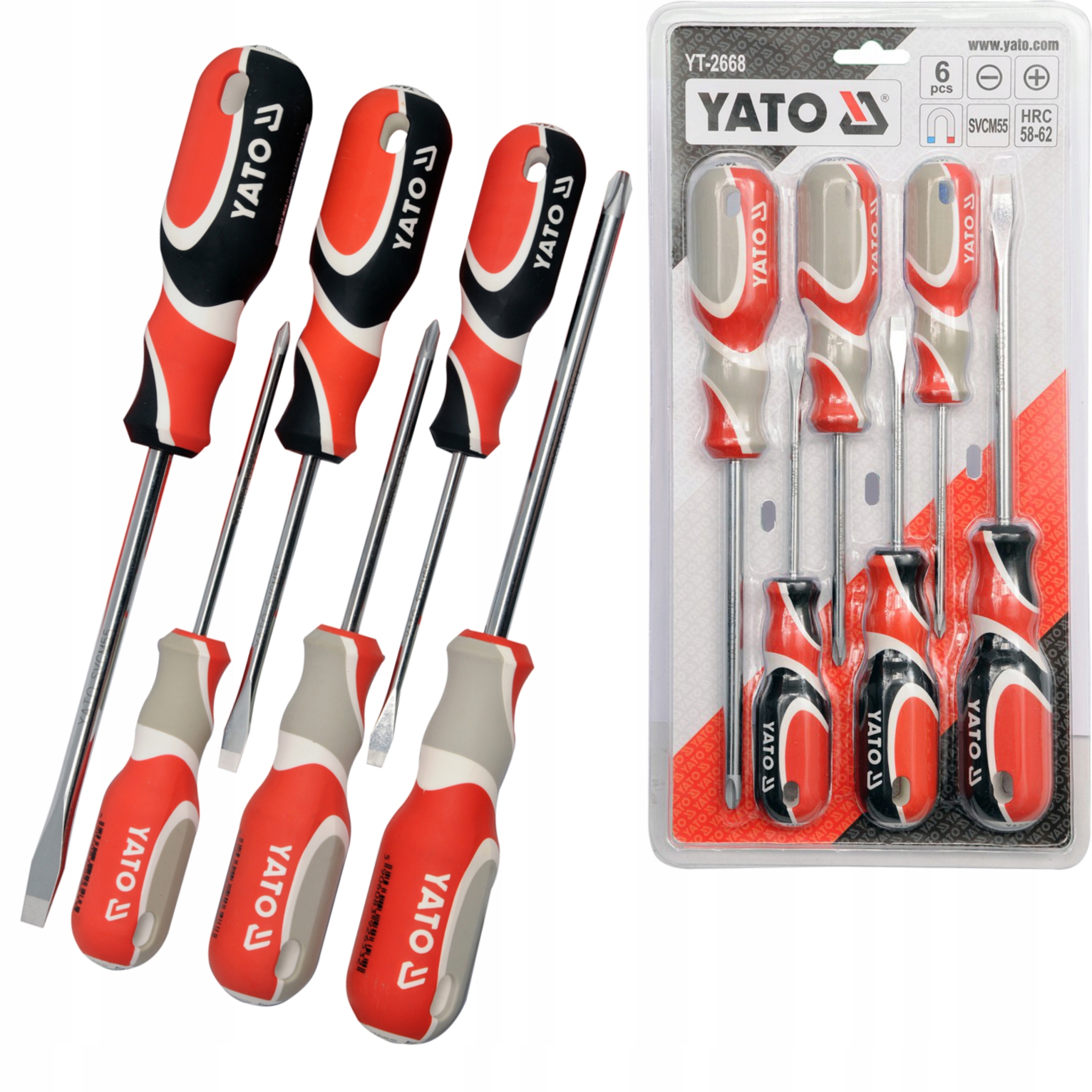 

Yato Zestaw Wkrętaków SVCM55 6 Szt YT-2668 Wkrętak