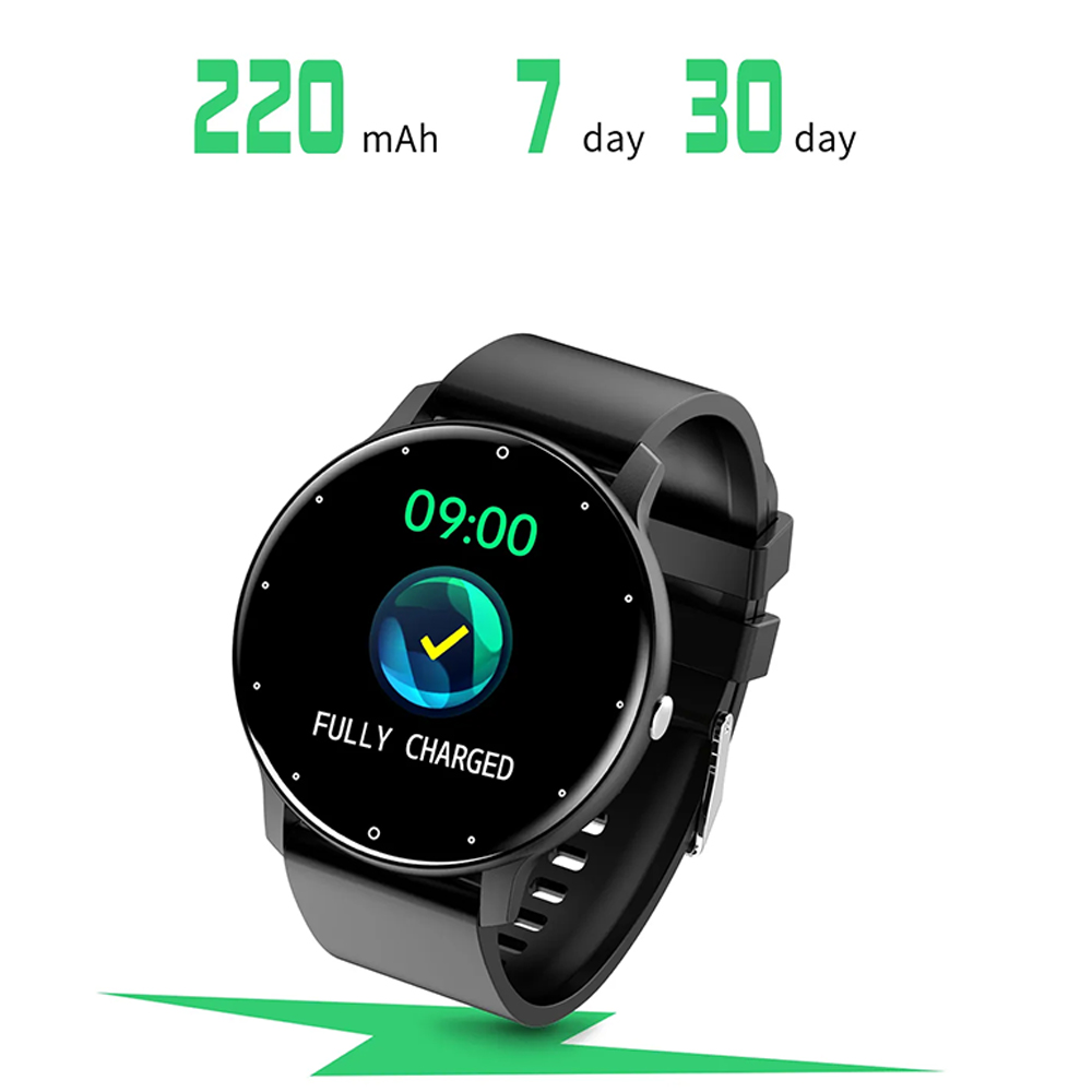 SMARTWATCH BLUETOOTH MONITOR PRACY SERCA UNIWERSAL Kształt koperty okrągła