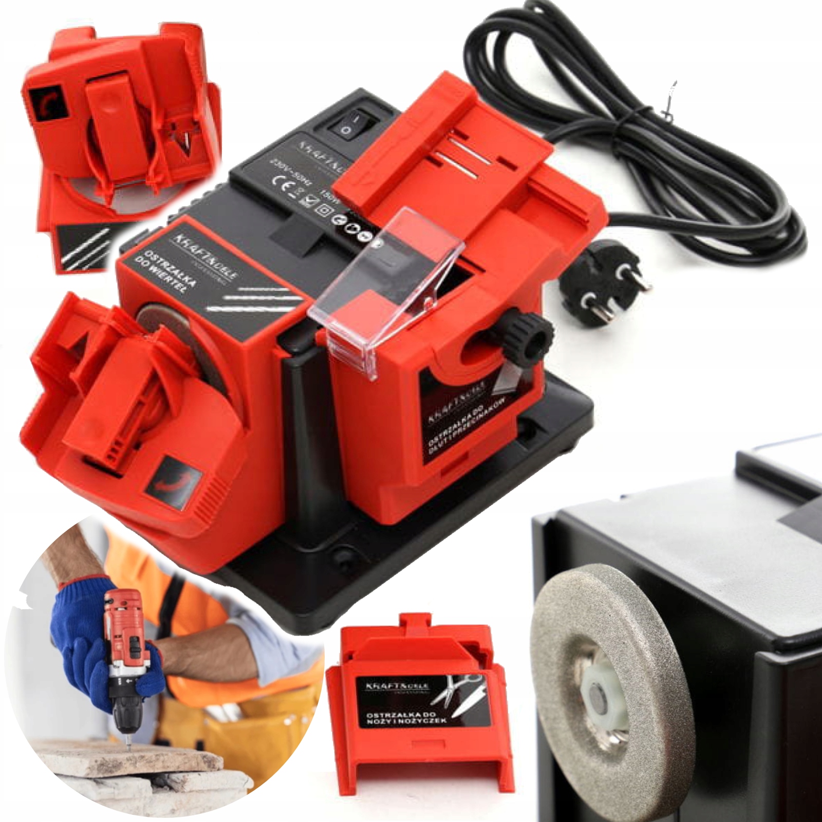 OSTRZAŁKA WIELOFUNKCYJNA DO NOŻY DŁUT WIERTEŁ 150W