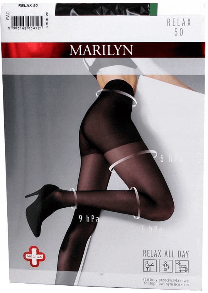 

Marilyn Rajstopy Relax 50 Den Przeciwżylakowe r.3