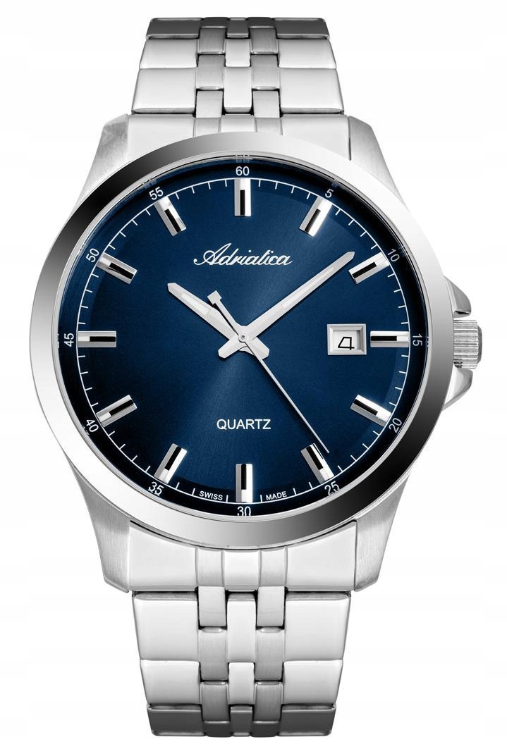 Nové Originální Pánské Hodinky Adriatica A8304.5115Q stříbrné