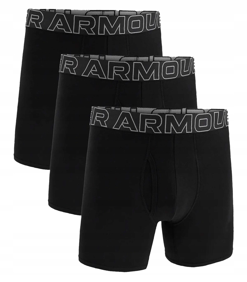 Bokserki męskie Under Armour Czarne 3 Pak Performance r XXXL