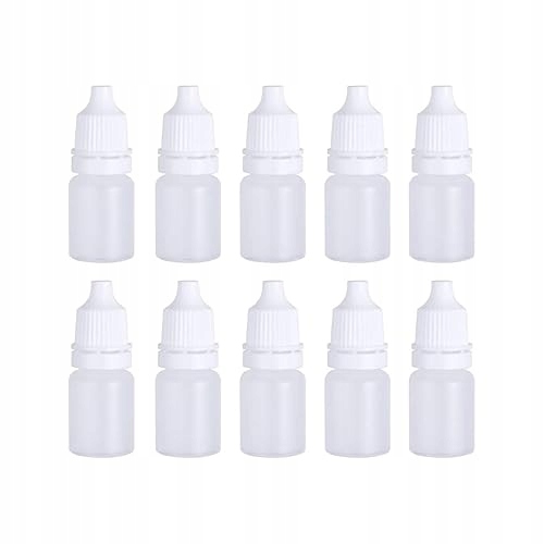 Láhev S Kapátkem 5 ML Plastová Sada 10 Kusů Na Tekutiny