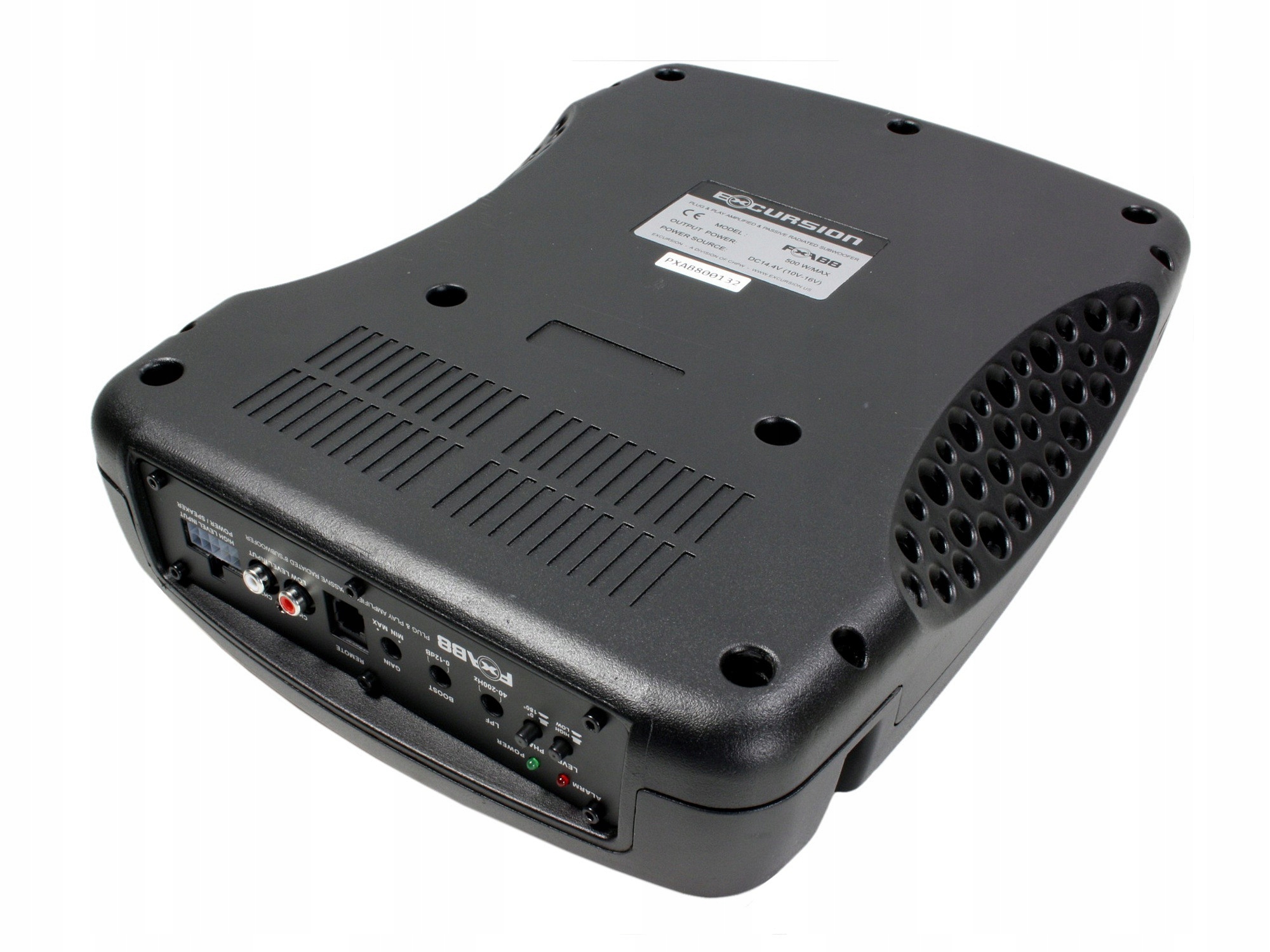 Tuba Subwoofer Pod Siedzenie Excursion 500W Konstrukcja jednodrożne