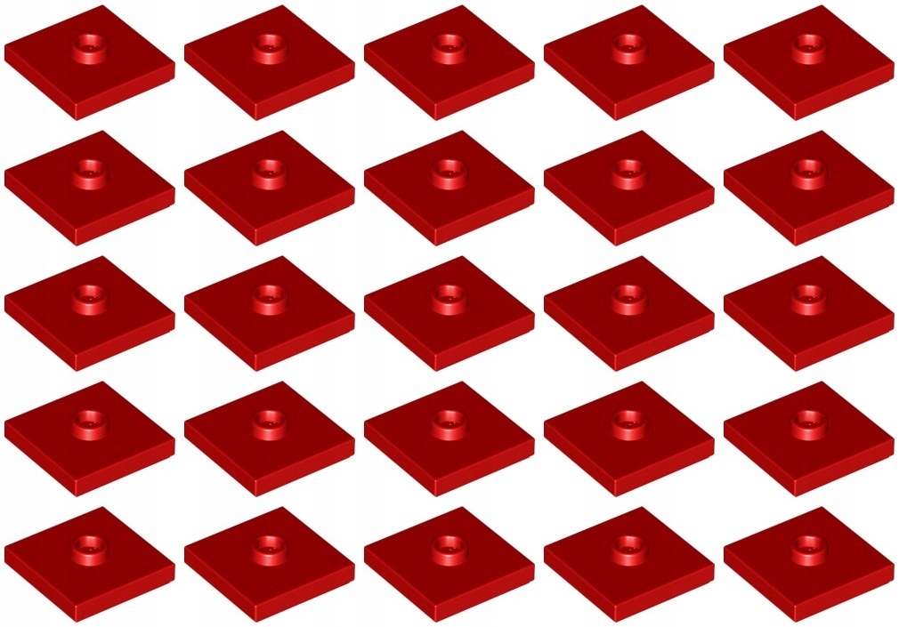 

Lego 87580 Płytka 2x2 czerwona (15g) 25 szt.