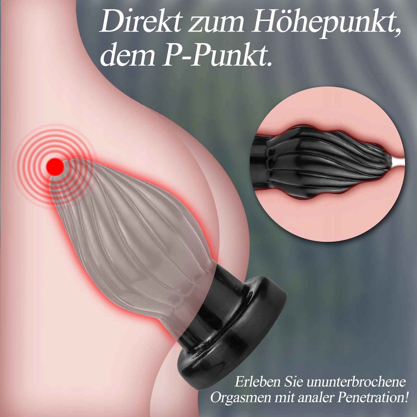 BDSMAGE Spiralny Korek Analny Analdildo Kulki Analne Zabawki Erotyczne — miniatura 3
