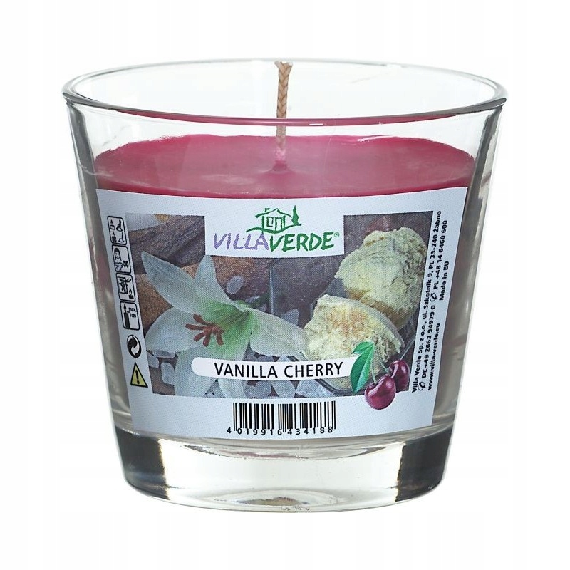 

Świeca W Szkle Zapachowa Wanilia Z Wiśnią