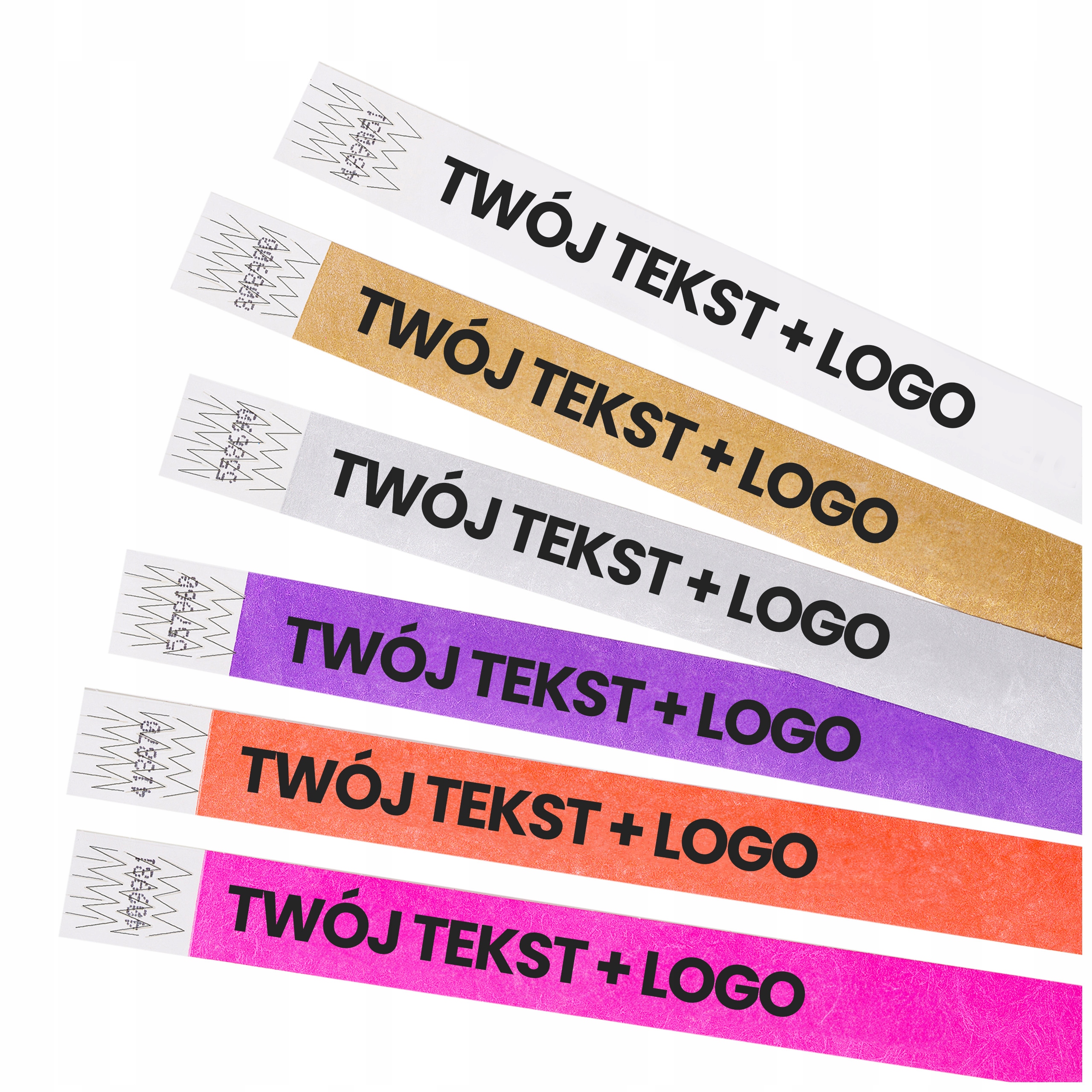 MOCNE OPASKI NA RĘKĘ EVENTOWE IMPREZOWE 500 szt. BALE EVENTY KONCERTY