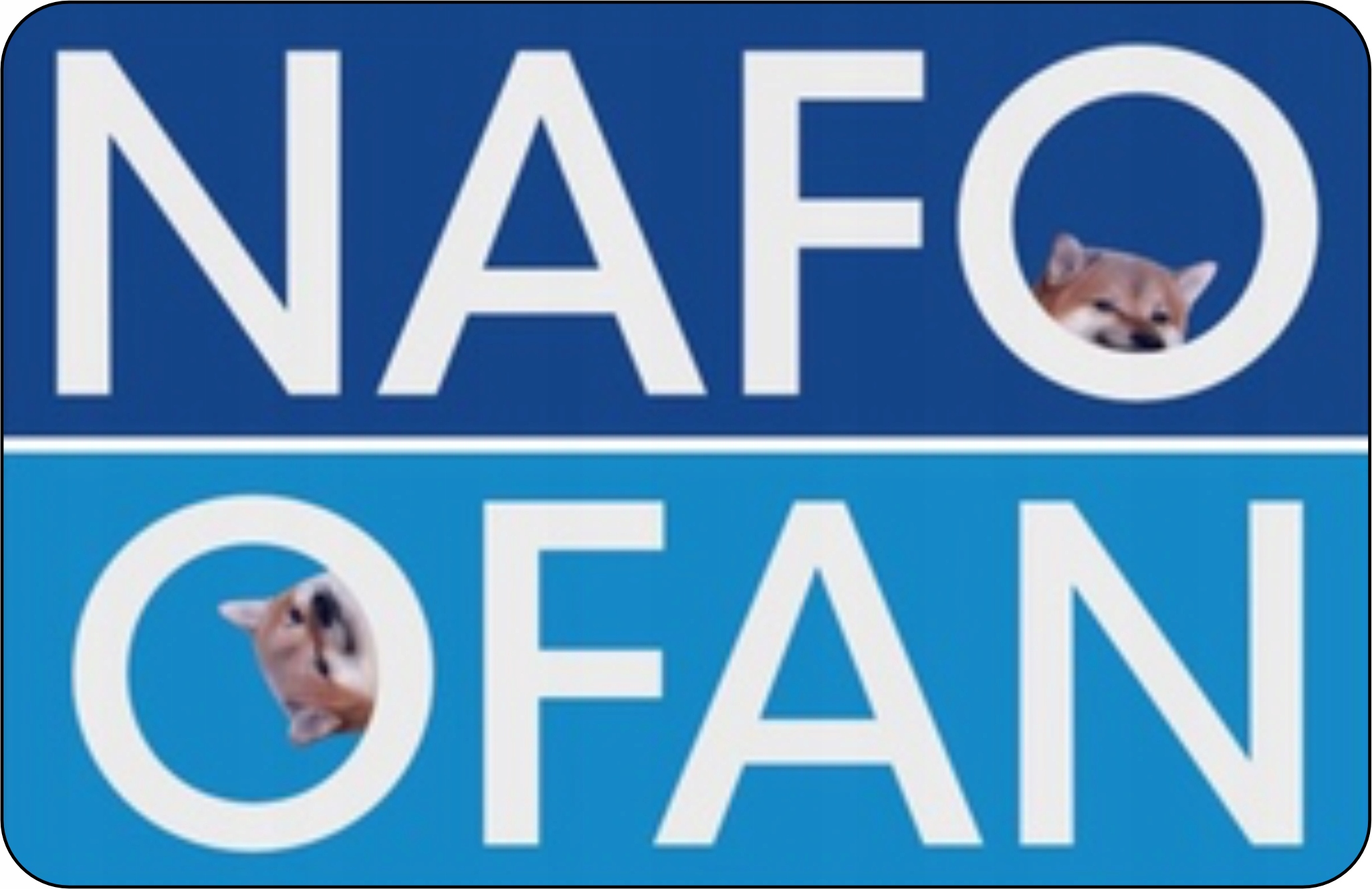 

Magnes na lodówkę Russia Hate Club Nafo Ofan