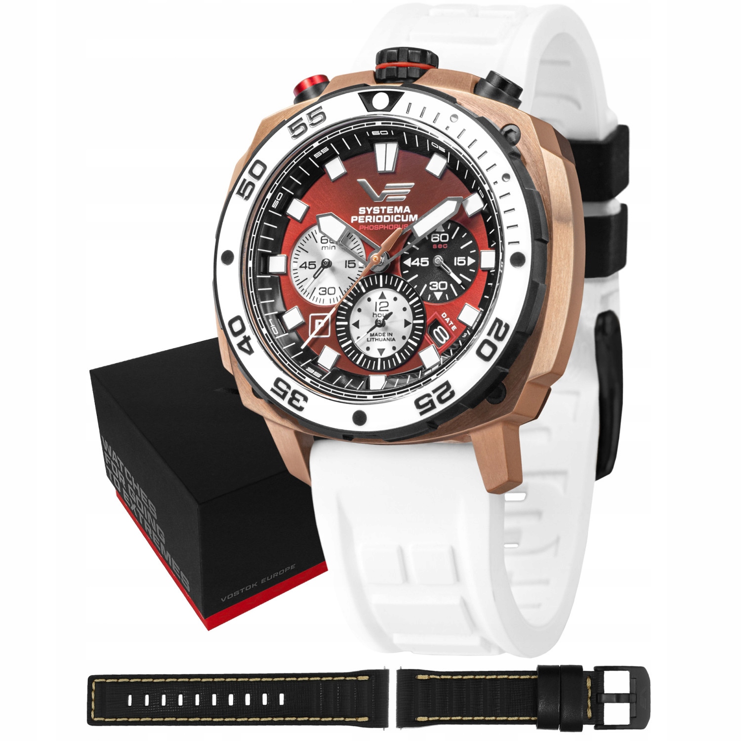 Pánské Hodinky Vostok Europe VK67-650E724SW bílé