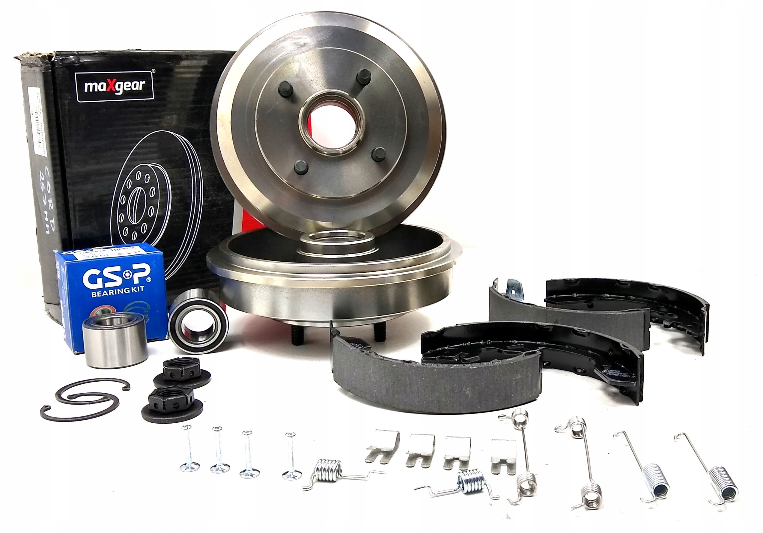 19-1342 - ТОРМОЗНЫЕ БАРАБАНЫ + ПОДШИПНИКИ FORD FOCUS И MK1 БЕЗ ABS