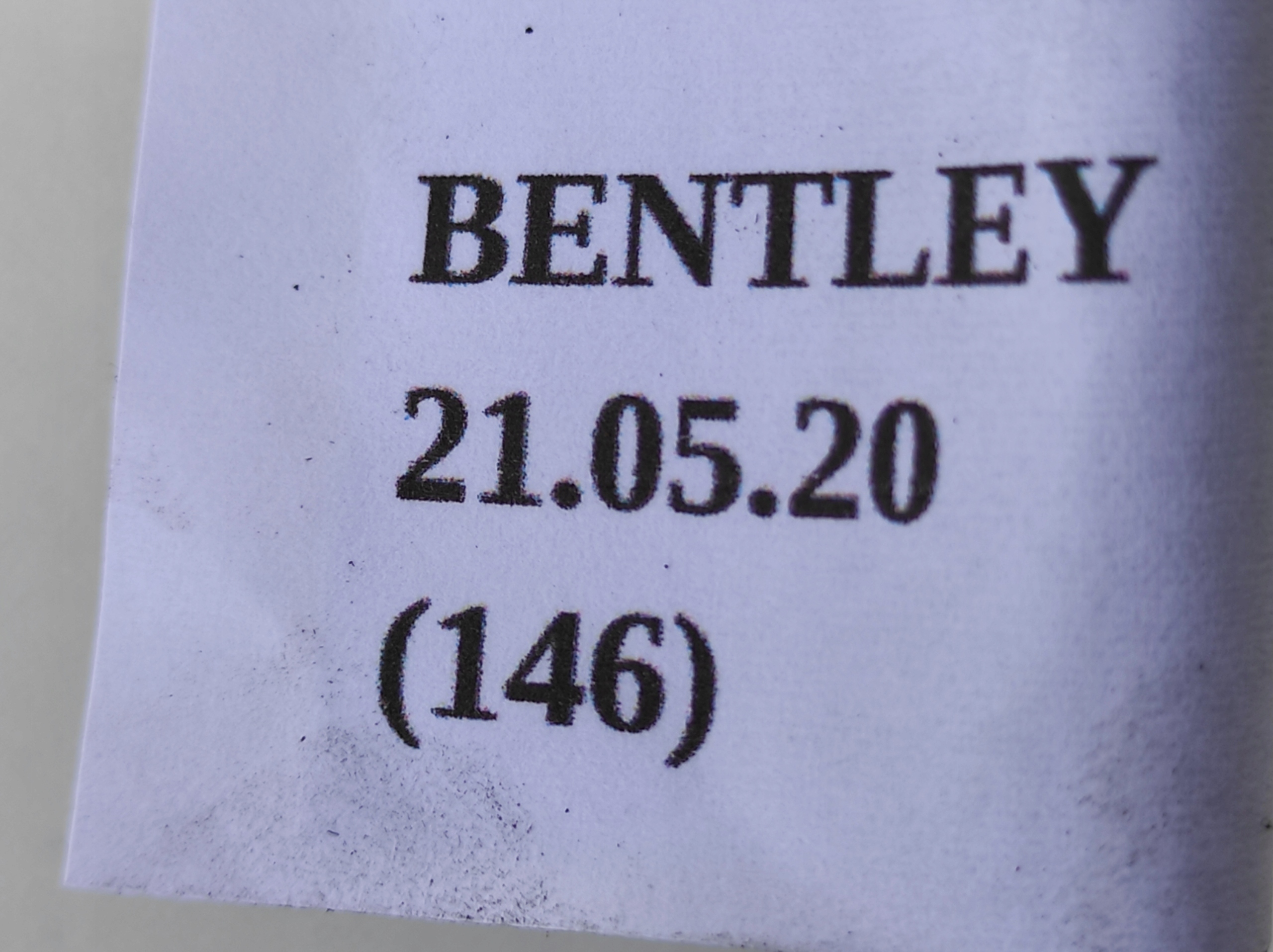 клапан давления Bentley CONTINENTAL GT II
