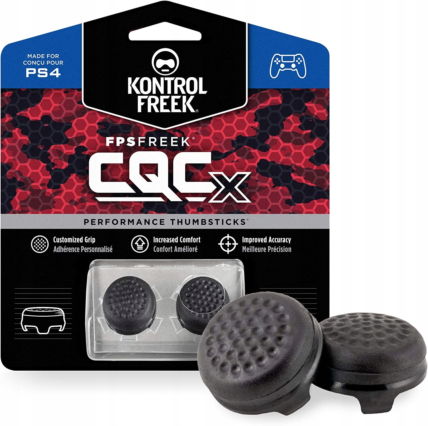 Nakładki KontrolFreek Fps Cqcx pada PS4 Czarne