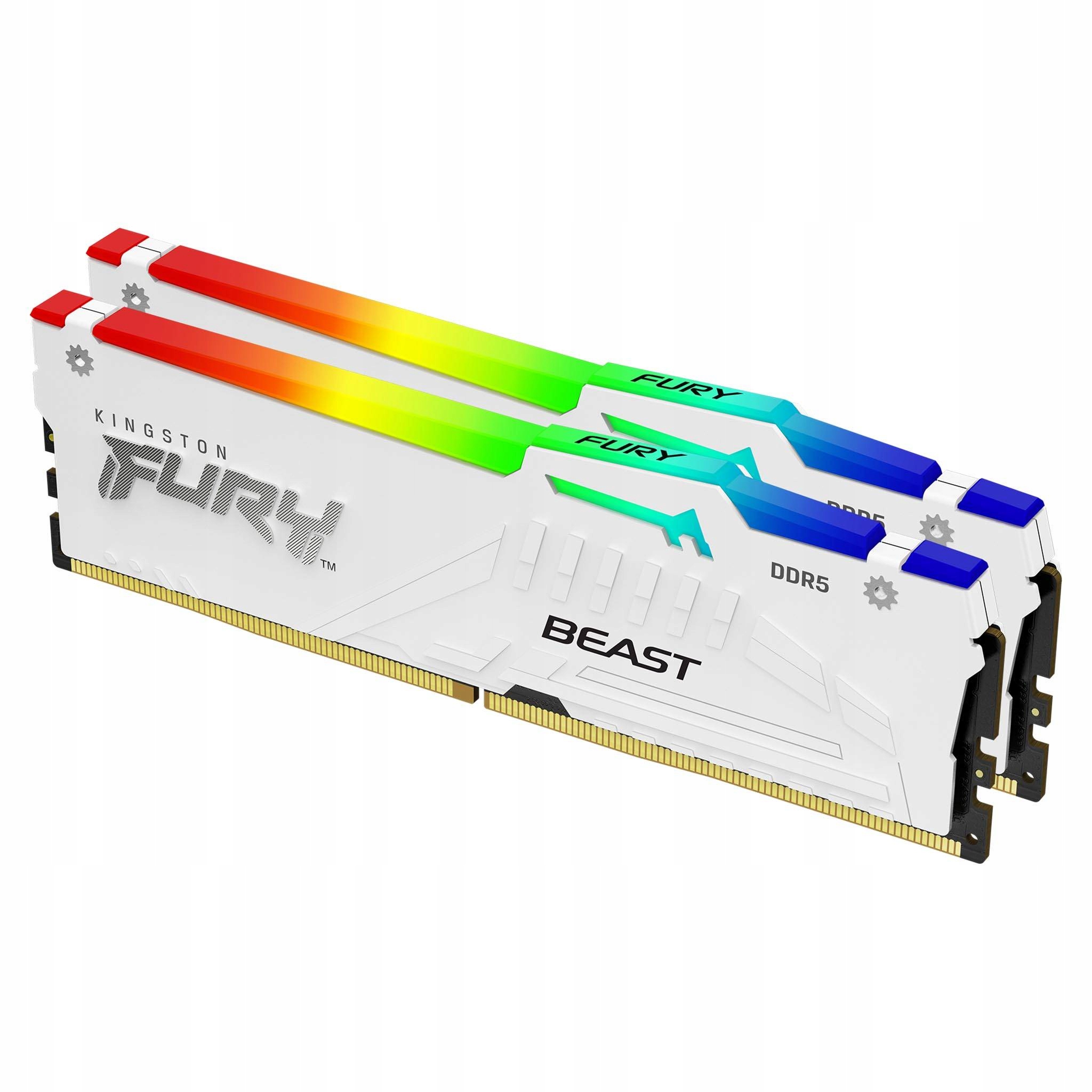 Kingston Fury Beast Expo/ DDR5/ 64GB/ 6000MHz/ CL30/ 2x32GB/ Rgb/ White…