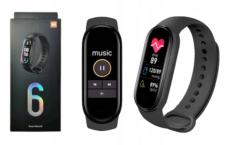

M6 Smartband Opaska Sportowa Smartwatch Zegarek