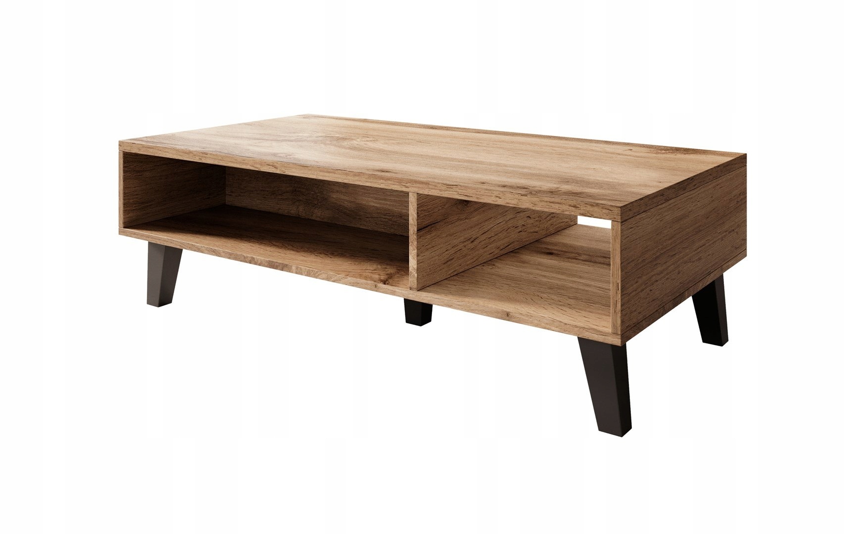 Ława/ Stolik Nord 110cm dąb wotan/antracyt