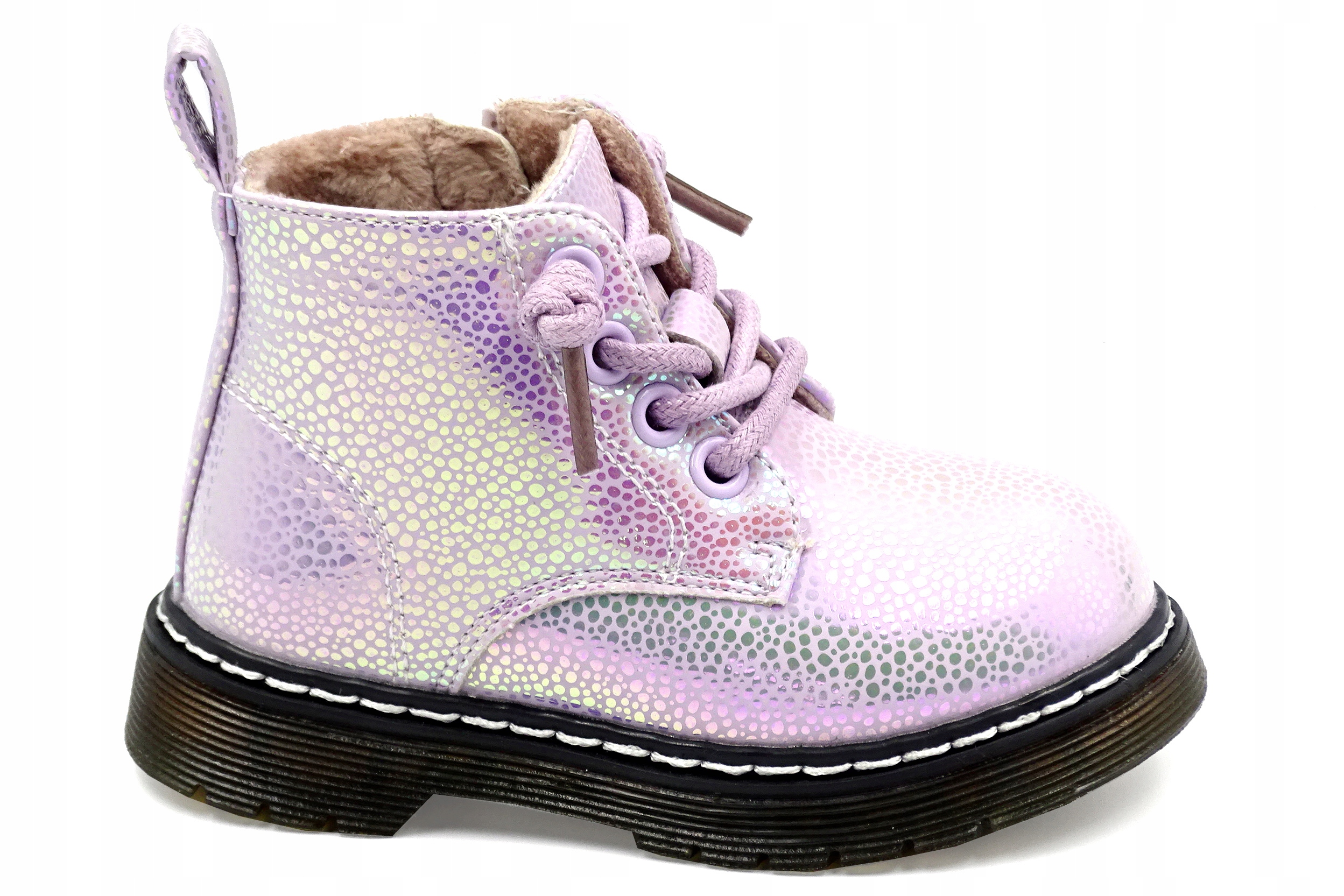 BOTKI DZIEWCZĘCE APAWWA TRZEWIKI fiolet holo 20