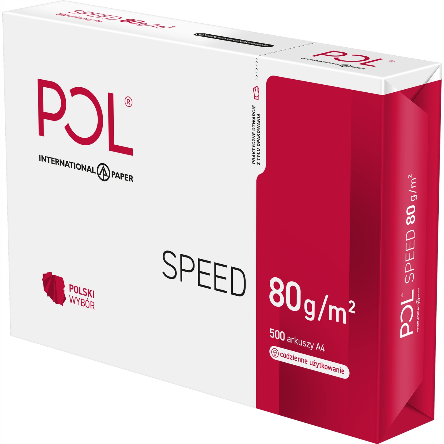 

Papier biurowy PolSpeed format A4 500 arkuszy