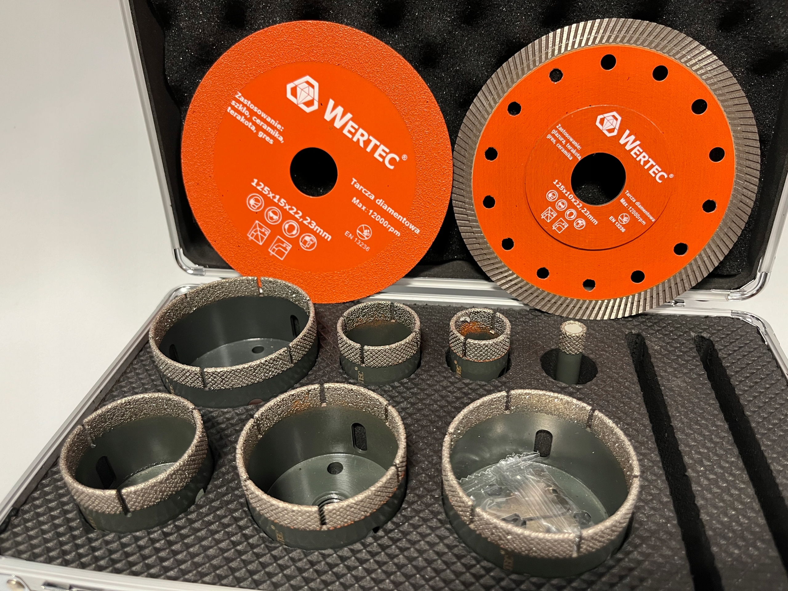 ZESTAW KORONEK WERTEC 9 ELEMENTÓW WTASM09B Kod producenta WTASM09B