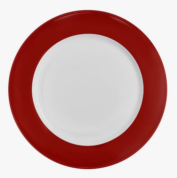 

Talerz deserowy Aura Red 19 cm Ambition