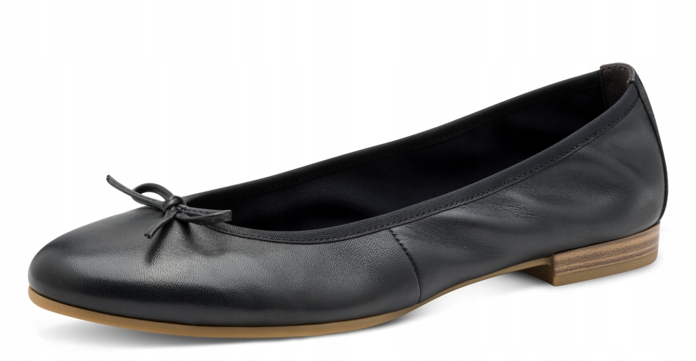 Tamaris 1-22116-41 vel.40 modré kožené baleríny Touch It