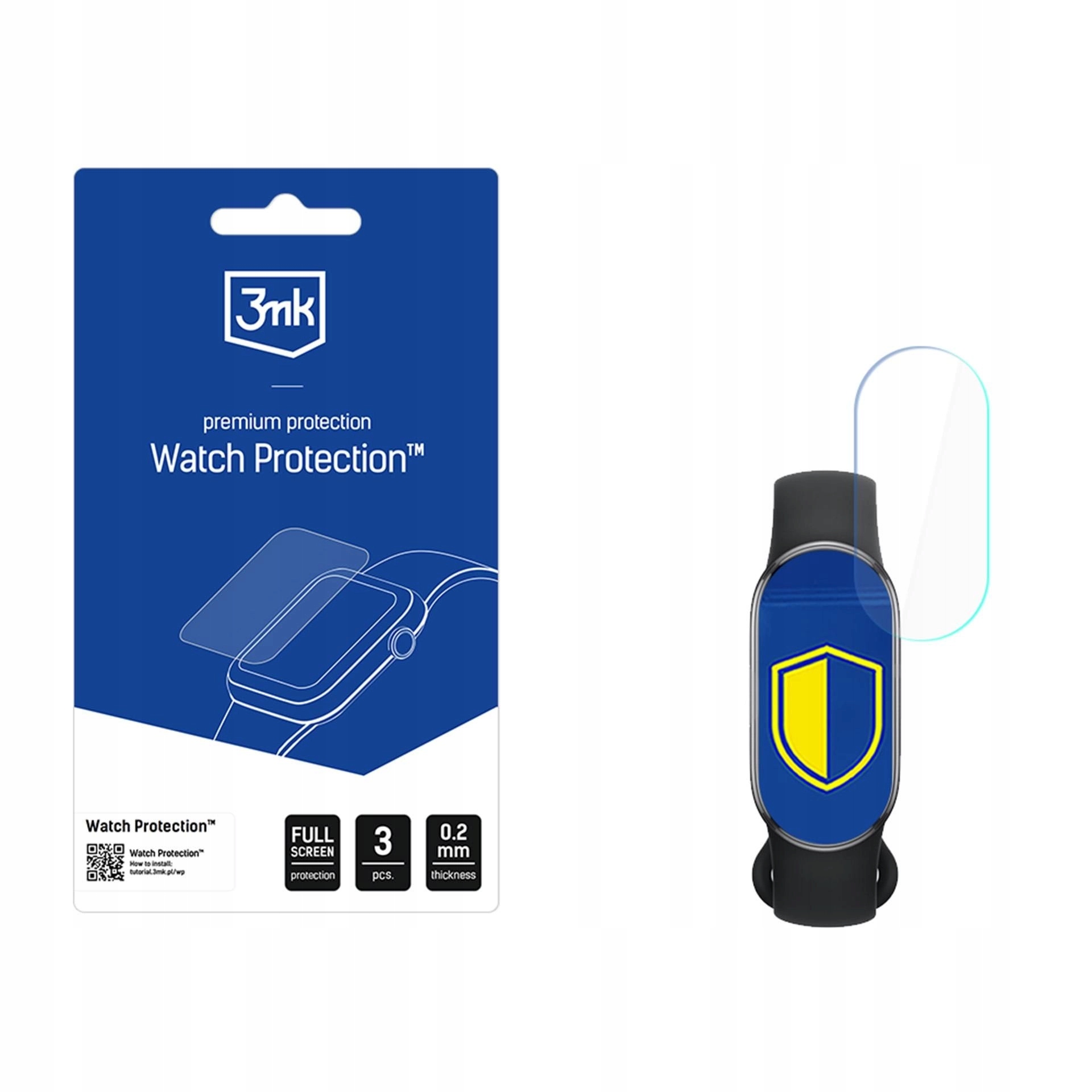 3 szt. Folia ochronna na ekran do Xiaomi Smart Band 10 3mk Watch Protection