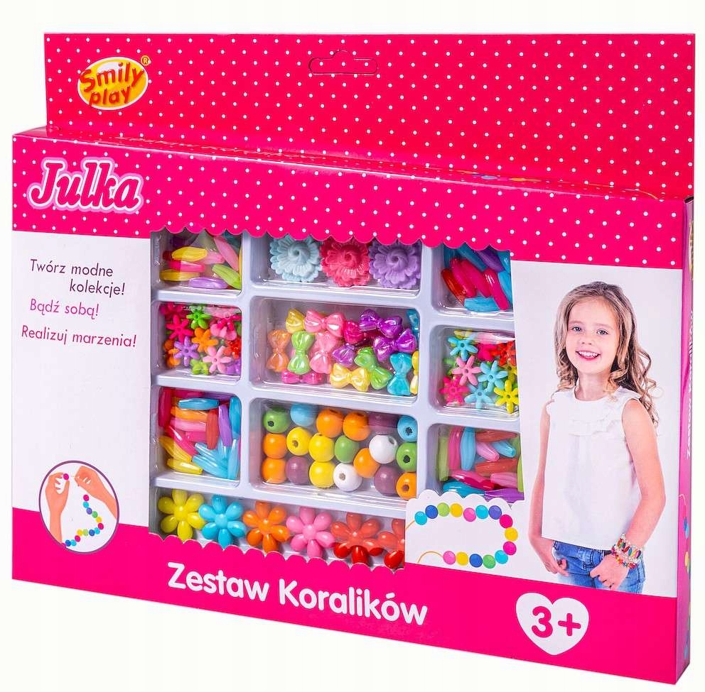 

Zestaw koralików do robienia Bransoletek 160 el.