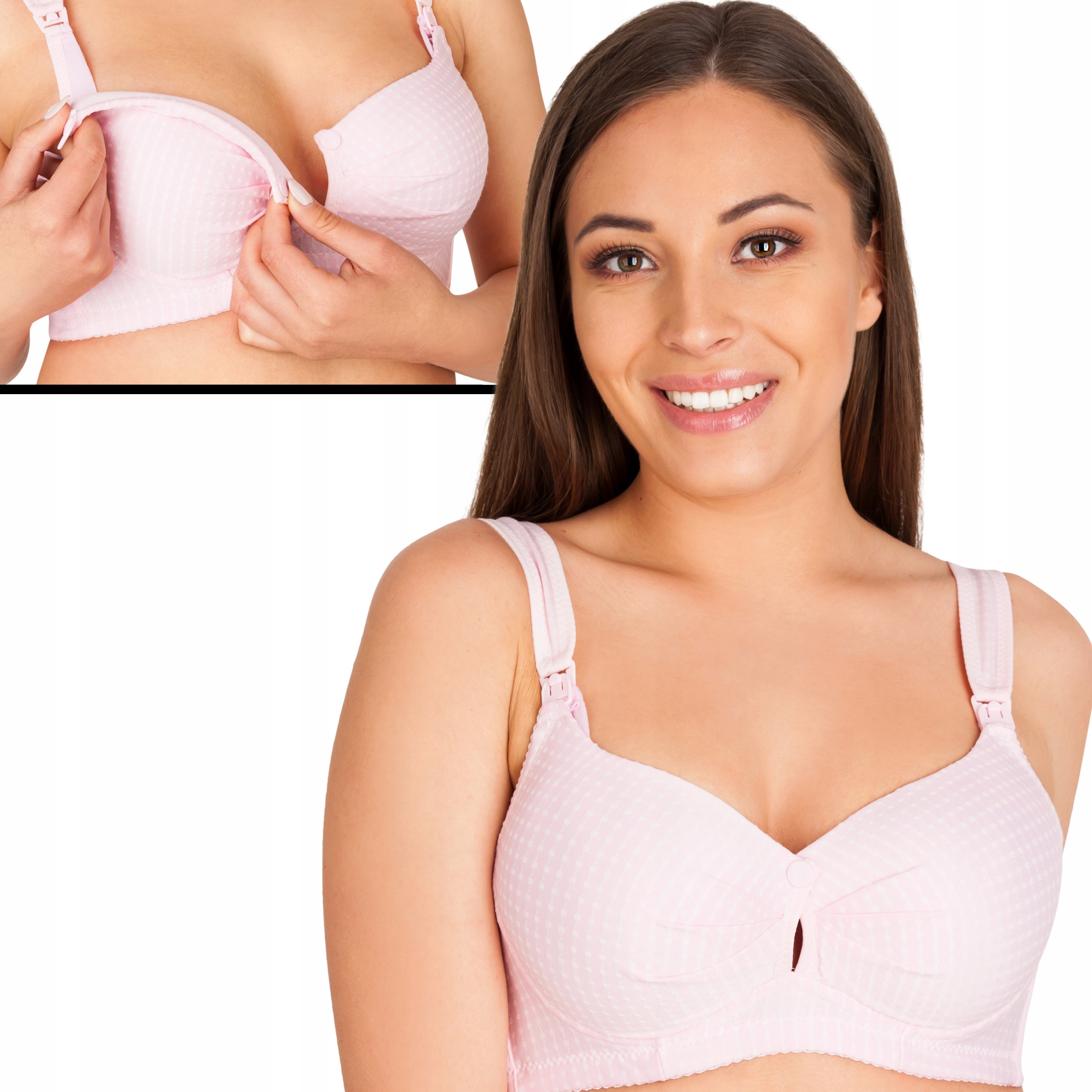 BIUSTONOSZ DO KARMIENIA STANIK CIĄŻOWY BAWEŁNA